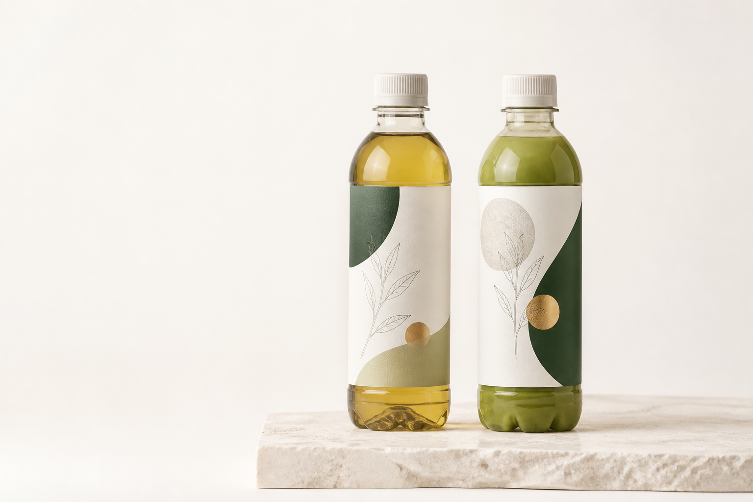 Original premium Japanese Shizuoka green tea and matcha green tea in PET plastic bottles